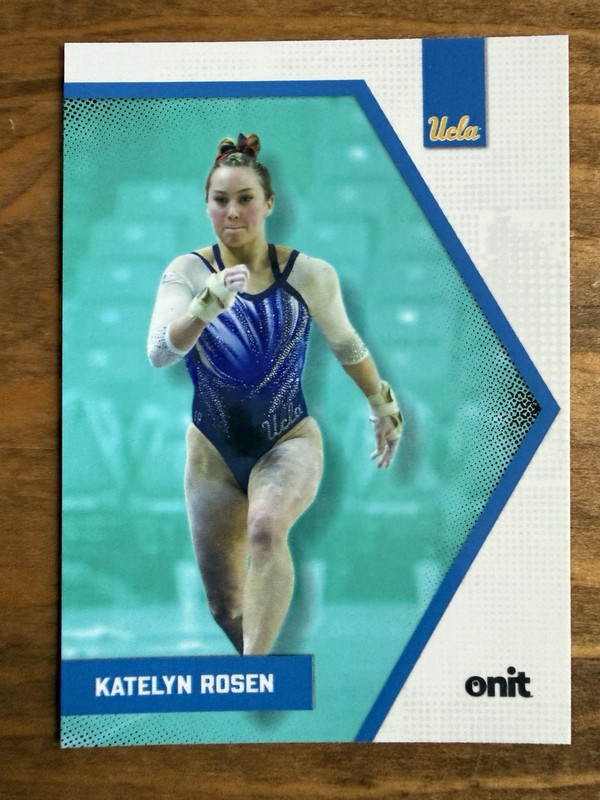 Katelyn Rosen 2025-26 ONIT UCLA Bruins Gymnastics Teal Parallel #B-27