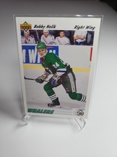 1991-92 Upper Deck Bobby Holik Hartford Whalers #233 In-Person ON-CARD AUTO