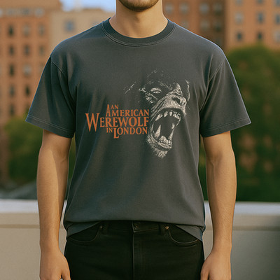 Vintage An American Werewolf in London TShirt | Retro Horror Movie Werewolf