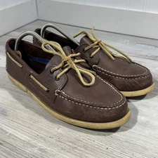 Sperry Brown 2-Eye Boat Shoes Top Sider Men's Size 10.5 M 0195115 Nautical