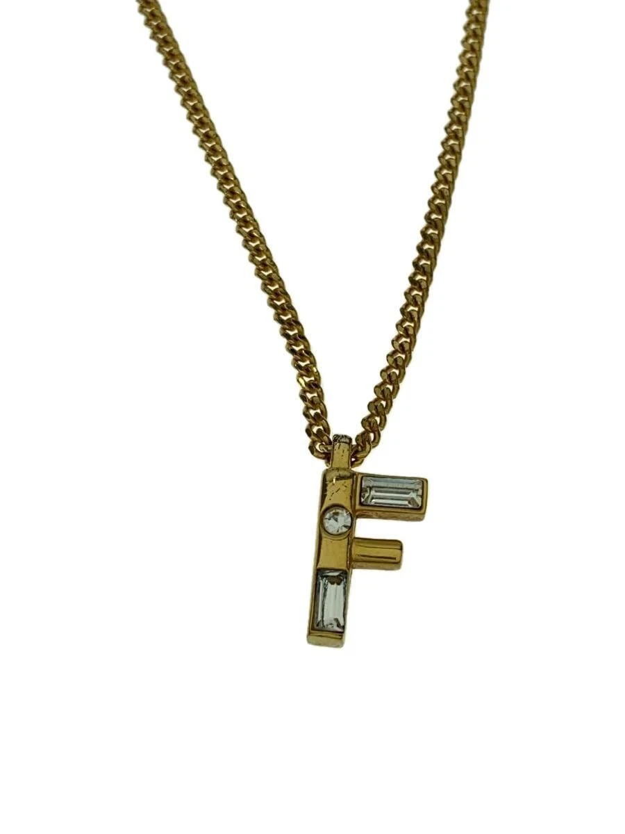 FENDI collana donna con pietra colorata top oro 8ah718ali3 f089u usata