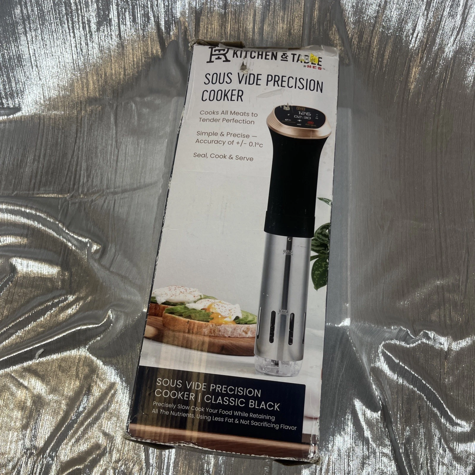 Kitchen and Table Sous Vide Precision Immersion Cooker - Open Box
Opens in a new window or tab