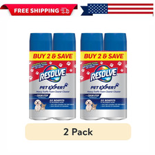 2PK Resolve Pet Expert High Traffic Carpet Stain Cleaner Odor Remover Foam 22 oz