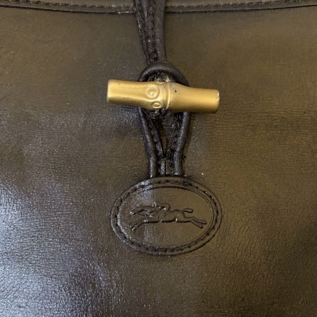 Borsa tote vintage Longchamp usata in ottime condizioni morbida e liscia davvero splendida in pelle