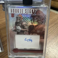 2023 Panini Illusions - Rookie Signs Cedric Tillman #RS-CTI /99