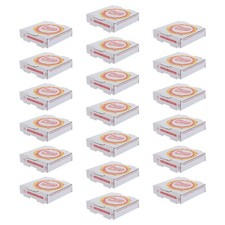  20pcs Pizza Takeout Containers - 6'' X 6'' X 1.5'' Corrugated Food Packing