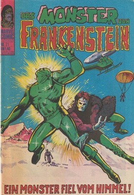 Das MONSTER von FRANKENSTEIN  Heft Nr. 21  - Marvel Comic -