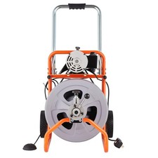75FT x 1/2" Drain Auger Cleaner Machine Portable Cleaning Auto Feed Sewer Snake