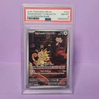 Pokemon TCG Team Rockets Meowth 203/182 IR Destined Rivals PSA 9