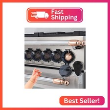 5 1 Packs Stove Knob Safety Covers for Child, Childproof Oven Door Lock, Baby