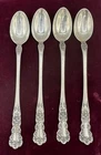 4 Sterling Silver Gorham Buttercup Iced Tea Spoon NO MONO 1900