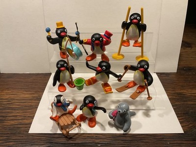 Pingu Bully Bullyland 1991 Figur Auswahl Pinguin Seehund sehr schöne Figuren