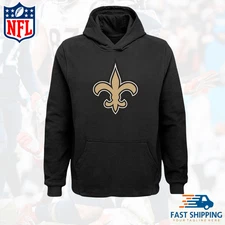 HOT!! Outerstuff Youth New Orleans Saints 2025 Logo Hoodie Gift For Fan