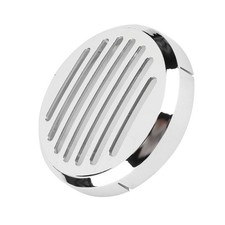 Motorcycle Accessory Chrome Round Horn Cover For Cruisers 3.5inch Horn Cove EUUJ