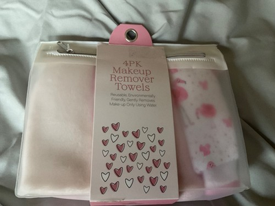 #ad #ad New Makeup Remover Cloth 4 Piece Reusable Gently removes using Water only $9.99