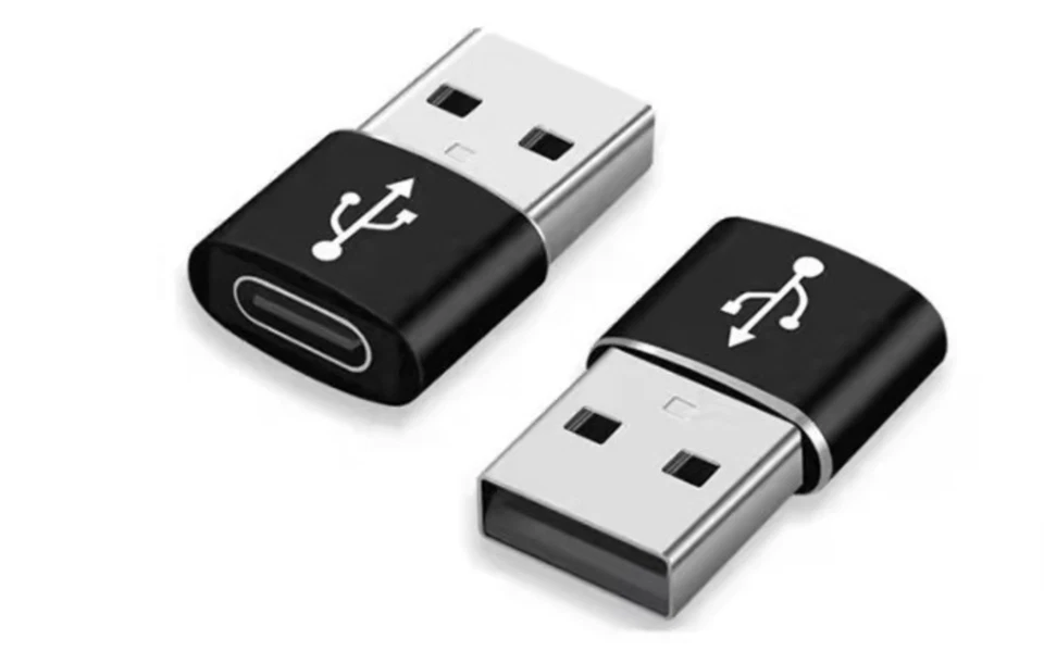 USB A auf USB C Adapter Ladeadapter Datenübertragung Stecker Konverter OTG - Bild 3 von 4