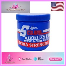 Enhanced Extra Strength Curl Cream - S Curl Texturizer for Defined Waves, 15oz