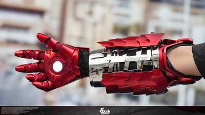 Iron Man MK5 Gloves: Right Arm, Voice & Touch Control, Wearable Remote
