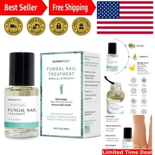 Natural Anti-Fungal Nail Treatment - Fast Acting Liquid for Discolored Nails