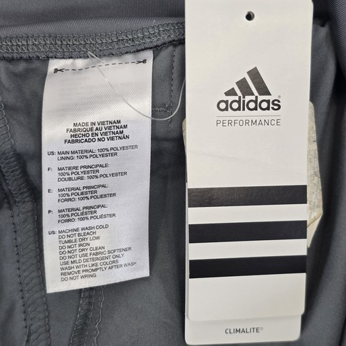Adidas Climalite Performance Woman Derby Track Pants Gray Size Medium - Picture 9 of 12