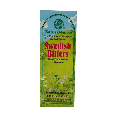 Natures Way Natureworks Swedish Bitters, 3.38 Fl Oz Pack of 1