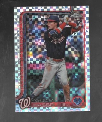 2025 Topps Chrome Update X-Fractor #USC154 Robert Hassell III RC - Rook ID:67862