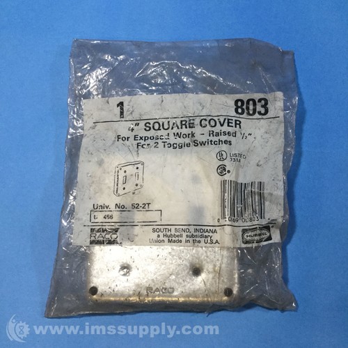 Hubbell 803 Raised Cover FNIP