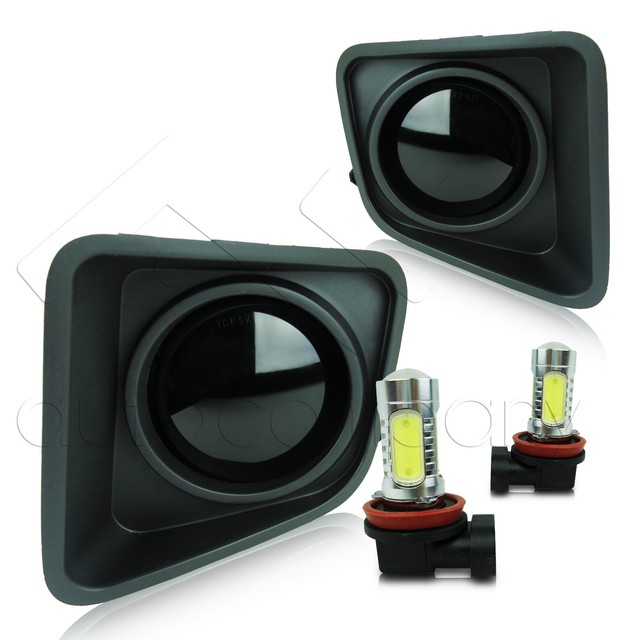 14-18 Toyota Tundra Fog Lamps w/Wiring Kit & COB LED Bulbs - Super