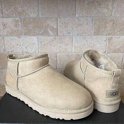 UGG Classic Mini Ultra Mustard Seed Suede Sheepskin Boots UGG Classic Mini Ultra Mustard Seed Suede Sheepskin Boots