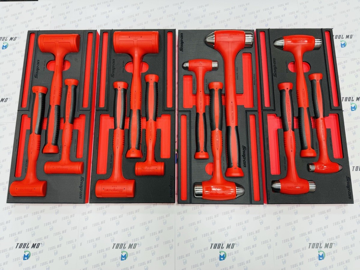 Snap-on Tools NEW RED Hammer Foam Set HBFE301FR HBFE302FR