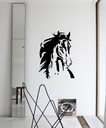 Horse Face STENCIL Animal Decor Wall Art Reusable Template Create Cuts Craft - Picture 2 of 3
