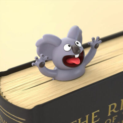 3D Stereo Kawaii Cartoon Lovely Animal Bookmark Wacky Student  Bookmark Wacky