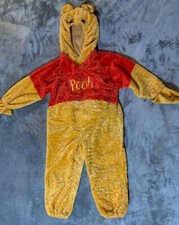 Disney Store WINNIE THE POOH Plush Costume Padded Belly Child Size XS 4