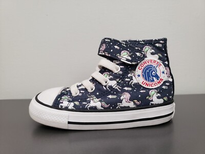 Converse Unisex Kids Sz 6 Chuck Taylor All Star Unicorns Navy Blue Sneaker Shoes