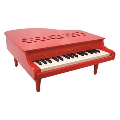 KAWAI Mini Flügel Musikinstrument Spielzeug P-32 rot Made in Japan 1163 NEU