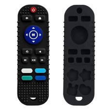 Silicone Remote Teether For Baby Develop Biting Skills Color Shape Recognition