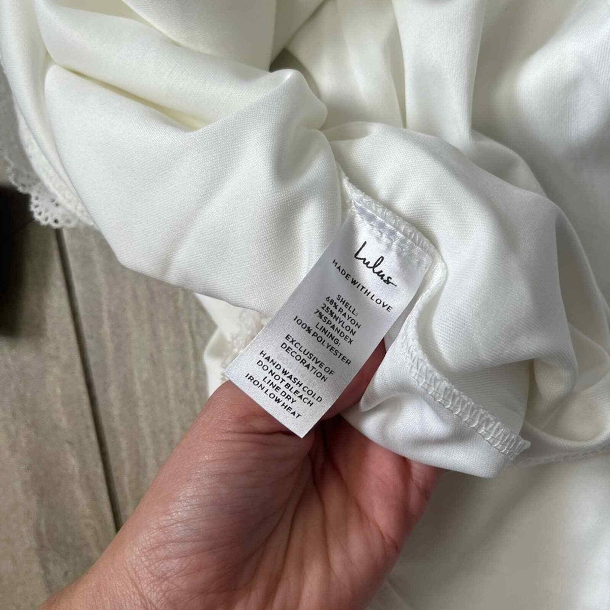 Lulus Reach Out My Hand White Lace Skater Dress NWT SMALL | eBay