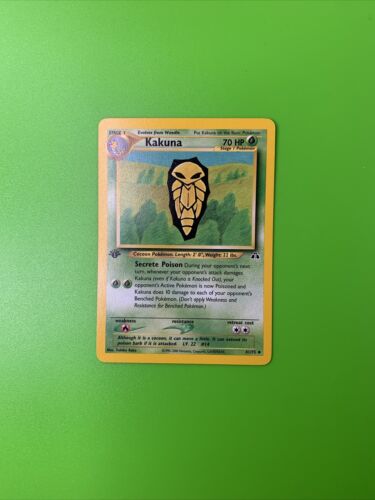 Kakuna 41/75 1st Edition Neo Discovery Pokémon Card LP+ - Picture 1 of 6