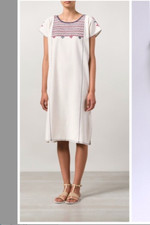 Ulla Johnson Khadija Dress Silk Embroidered Size 8