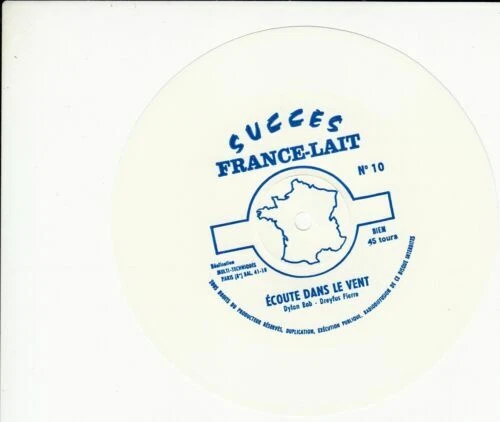 Vinyles Bob Dylan chanson française 45 tours