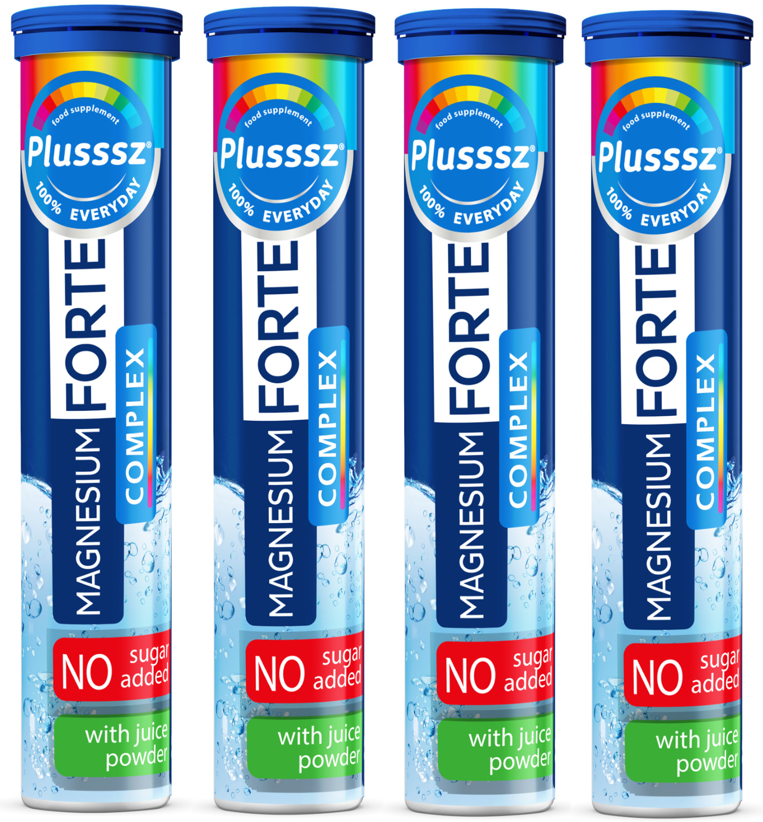 4x20 Plusssz FORTE Magnesium 375 mg Vitamin B6 80 effervescent tabs  magnez