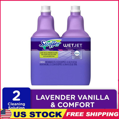 Multi-Surface Floor Cleaner Lavender Scent 42.2 Oz Pre-Mixed Solution 2 Pack New