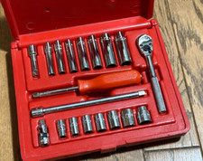  Mac Tools 14 Ratchet Socket Set General Service Extension Swivel Lot Box
