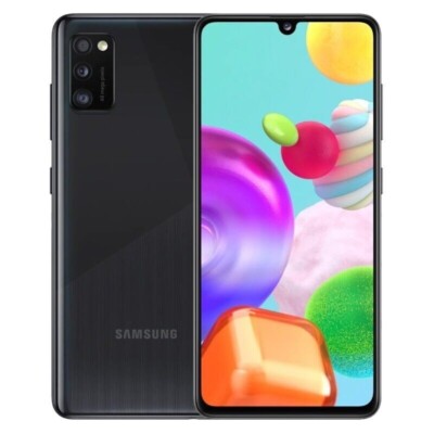 Samsung Galaxy A41 SM-A415F/DSN 6.1'' 48MP 64GB entsperrt schwarz SEHR GUT