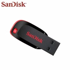 SanDisk Ultra Shift Cruzer Blade USB 2.0 CZ50 Flash Drive Memory 32 64 128Gb