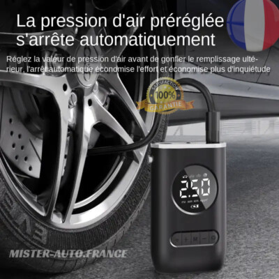 Pompe à Air électrique pour vélo, 120 PSI, gonfleur de pneus pour moto
