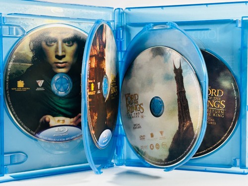 The Lord of the Rings Trilogy Blu-ray Fellowship of the Ring Two Towers King - Picture 5 of 8