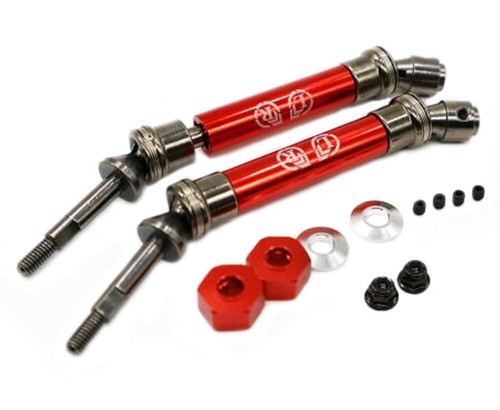 Aluminum Metal CNC Upgrade Parts DIY Fit for 1/10 traxxas slash 2wd Rc Car Red - Picture 12 of 55