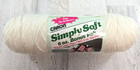 Caron Simply Soft Yarn Off White 2602 Dye Lot 328666 403