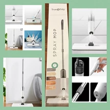 True & Tidy Multi-Surface Spray Mop with Refillable Water Bottle SPRAY-250 NIB